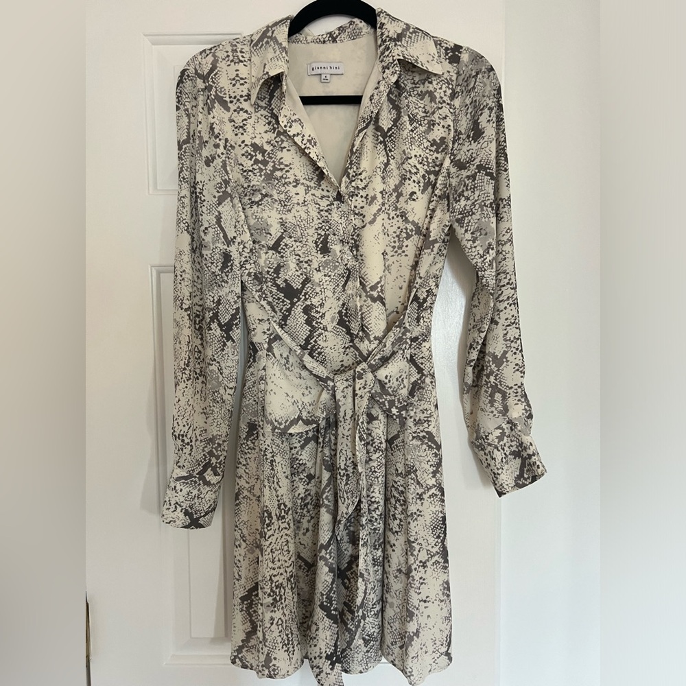 Gianni Bini Snake Print Dress - Size 4 - EUC